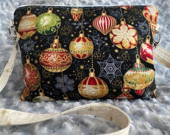 Christmas Hipster/Christmas Holiday Crossbody Purse