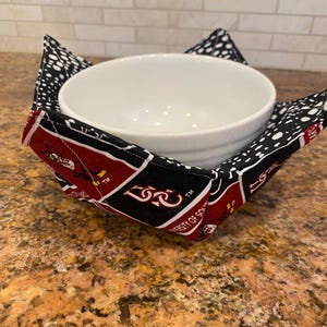 University of South Carolina/ Gamecocks/Set of 2 Microwave Safe Bowl Cozies/Microwaveable Bowl Holder/Housewarming gift/Tailgating/Dorm Gift