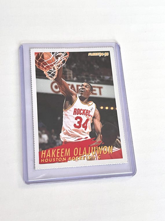 1994 Hakeem Olajuwon Fleer 85 Houston Rockets NBA Basketball Player Trading  Card - Etsy