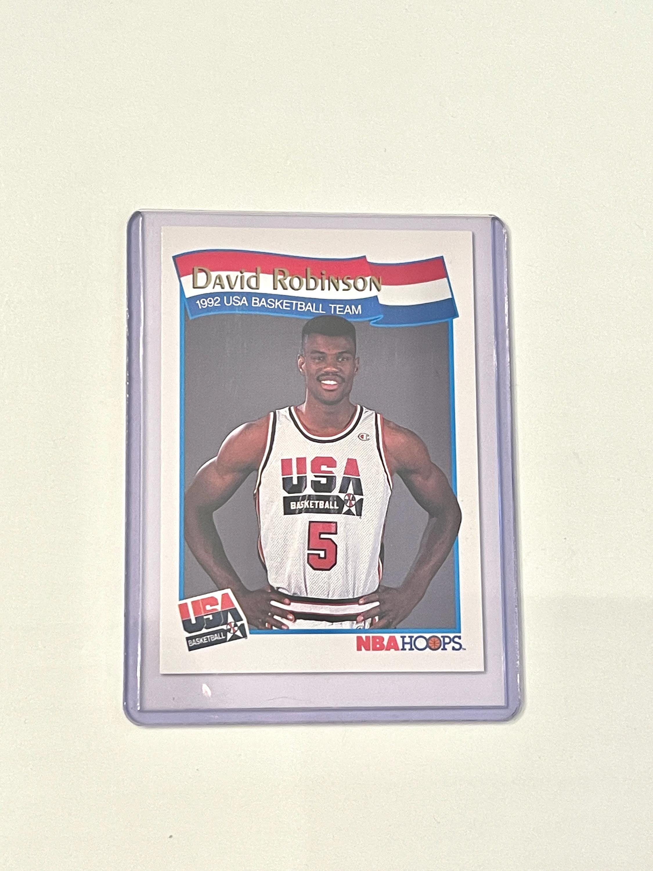 1991 David Robinson NBA Hoops 59 1992 USA Basketball Dream Team 