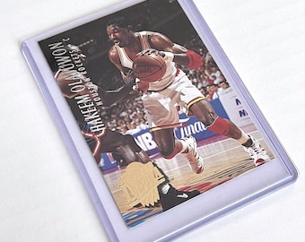 1994 Hakeem Olajuwon Fleer Ultra 69 Houston Rockets NBA Basketball Player Trading Card