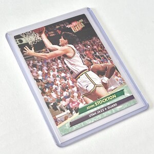 1992 John Stockton Fleer Ultra 183 Utah Jazz NBA Koszykarz Karta kolekcjonerska gracza