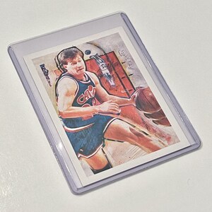 Cartão colecionável de jogador de basquete da NBA de 1990 Mark Price NBA Hoops 359 Cleveland Cavaliers