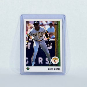 Barry Bonds 1989 Upper Deck 440 Pittsburgh Pirates MLB Baseball Trading Card