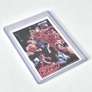 1993 Scottie Pippen Fleer 32 Chicago Bulls NBA Jogador de Basquete Cartão Colecionável