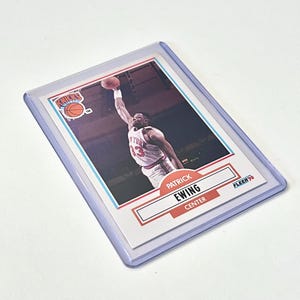 1990 Patrick Ewing Fleer 125 New York Knicks NBA Basketball Player Trading Card