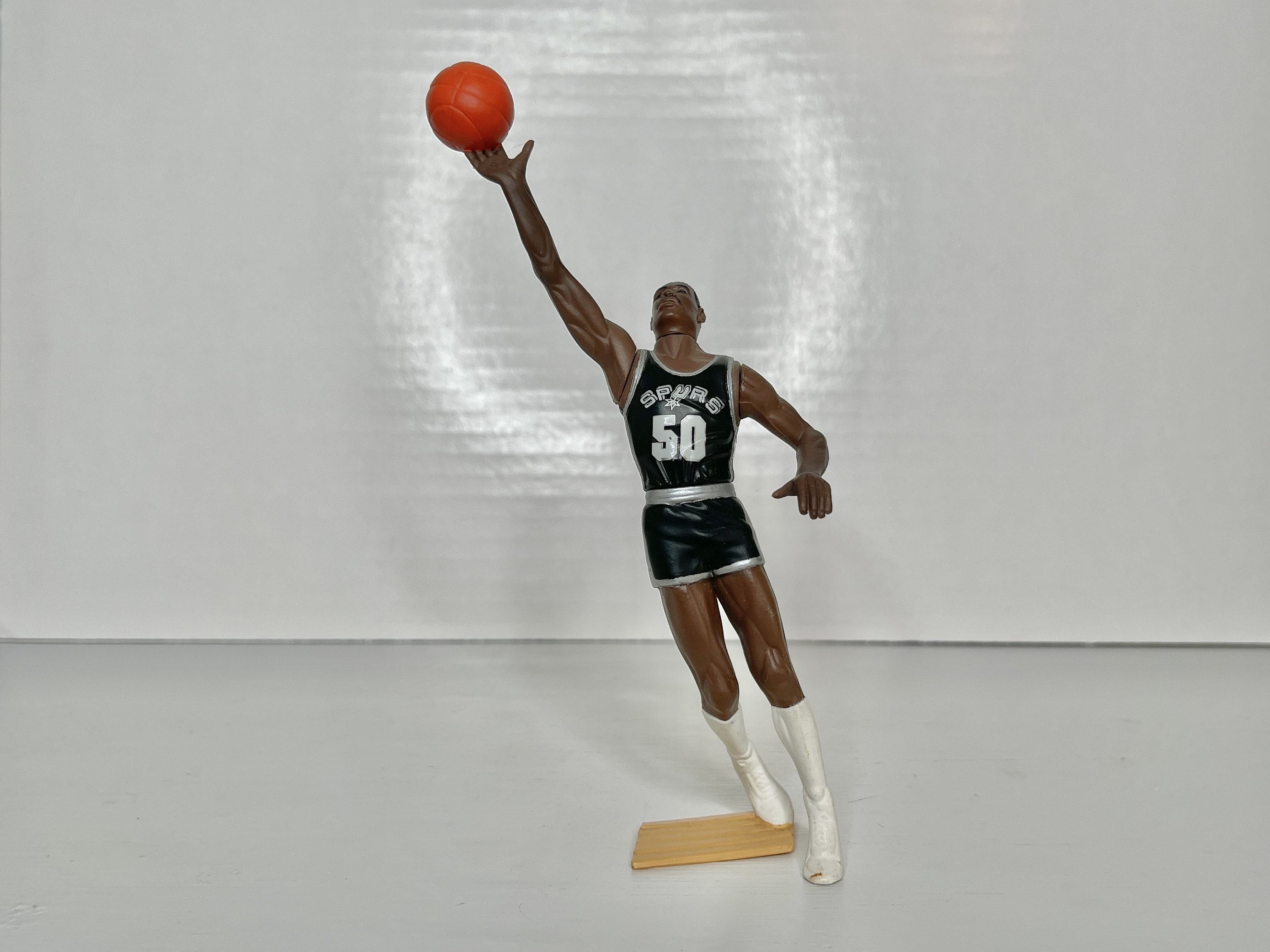 1990 David Robinson #50 Spurs Black Jersey NBA Basketball Player
