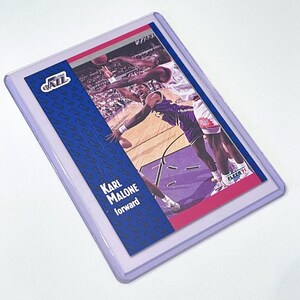 1991 Karl Malone Fleer 201 Utah Jazz NBA Basketball Player Sammelkarte
