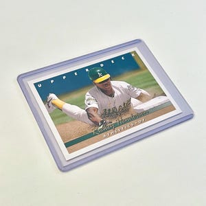 Rickey Henderson Upper Deck 136 1993 Oakland Athletics Stolen Bases MLB Baseball Trading Cards