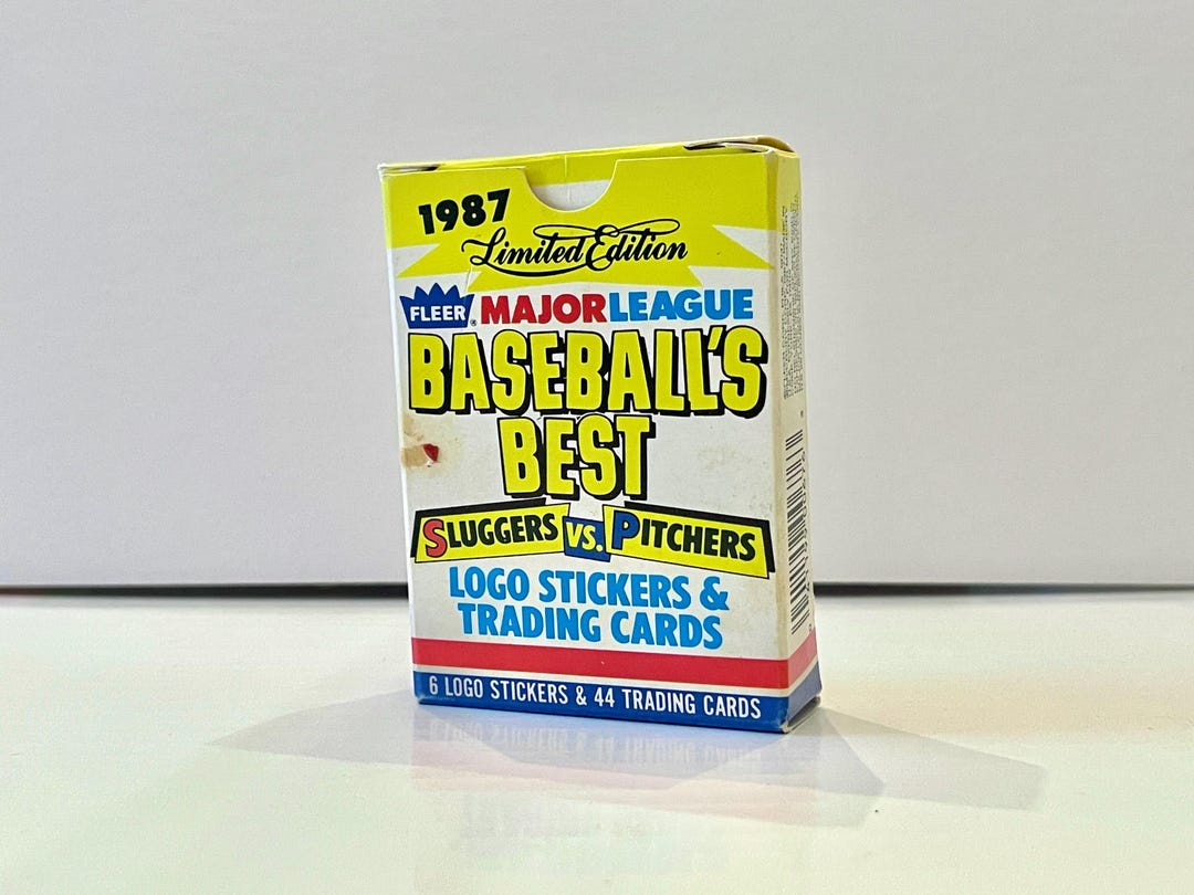1987 Fleer Limited Edition Complete Set Major League Baseball's Best  Sluggers Vs Pitchers Logo Stickers & Trading Cards - Etsy