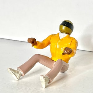 1980s Schaper Stomper 3 Wheeler ATC ATV Yellow Suzuki Action Figure