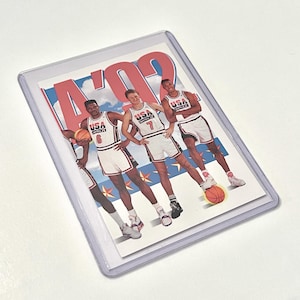 1992 USA Koszykówka Olimpijska Dream Team Barcelona Skybox 546 Ewing Bird Pippen NBA Koszykarz Karta kolekcjonerska