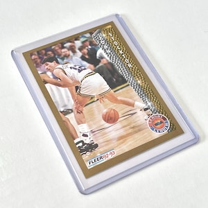 1992 ジョン・ストックトン・フリーア 240 リーグリーダーアシスト スティールズ ユタ・ジャズ NBA バスケットボール選手トレーディングカード