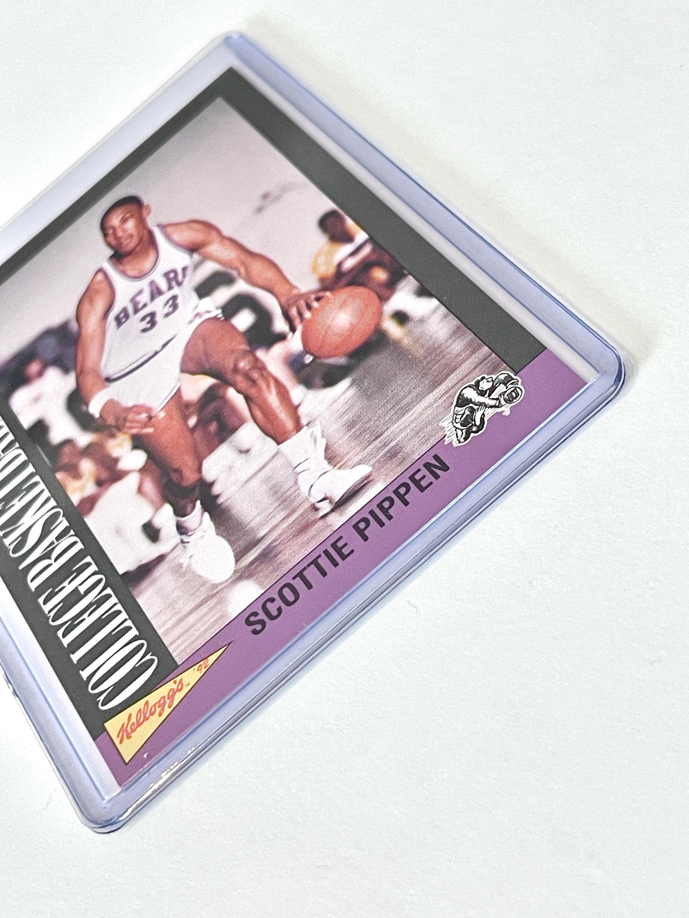 1992 Scottie Pippen Kellogg's Raisin Brand College Greats 17