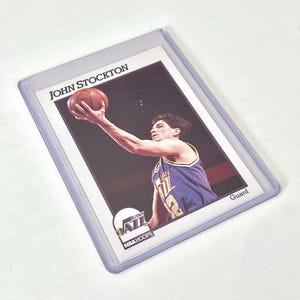 1991 John Stockton NBA Hoops 212 Utah Jazz NBA Koszykarz Karta kolekcjonerska
