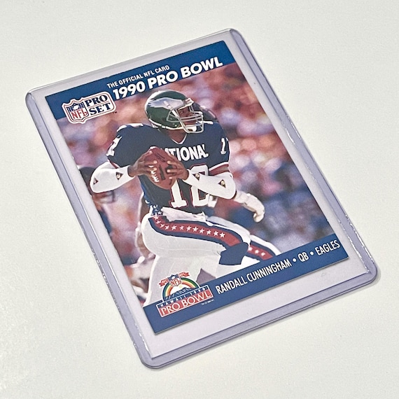 1990 Randall Cunningham NFL Pro Set 386 Pro Bowl Philadelphia