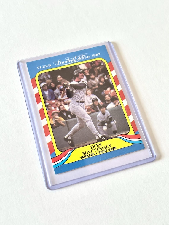 1987 Don Mattingly Fleer 26 Limited Edition New York Yankees MLB Baseball Trading Card - Etsy Israel 1987 Don Mattingly Fleer 26 Limited Edition New York Yankees MLB Baseball Trading Card - Etsy Israel