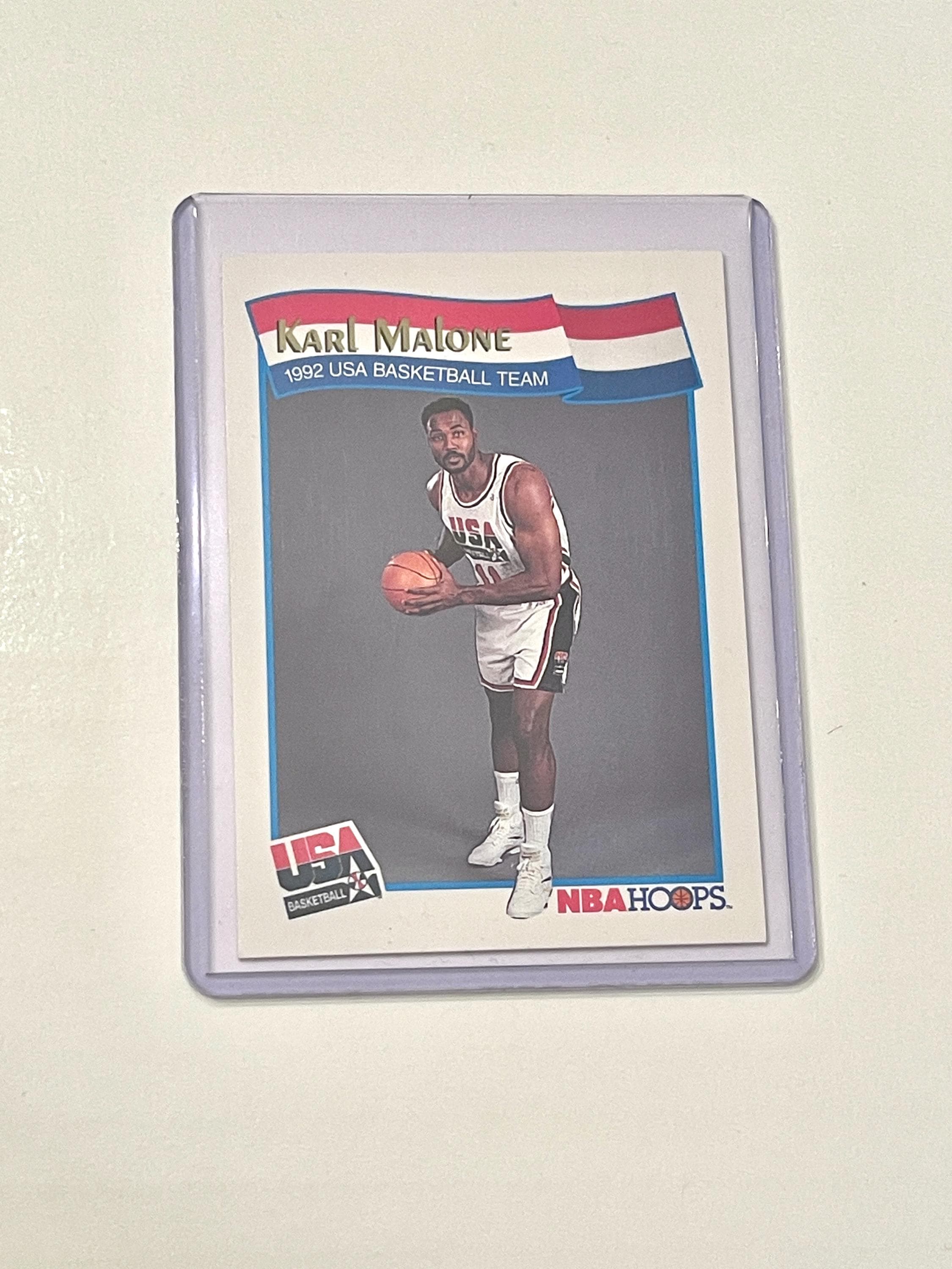 1992 Karl Malone NBA Hoops 56 USA Basketball Olympics Dream Team
