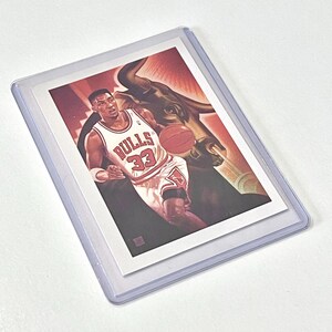 1991 Scottie Pippen NBA Hoops 506 Chicago Bulls NBA Jogador de Basquete Cartão Colecionável