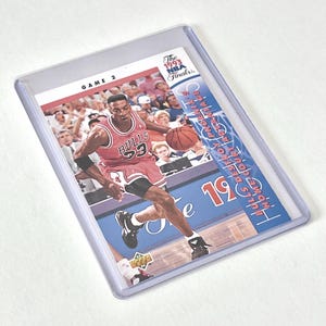 1993 Scottie Pippen Bovendek 199 NBA Finals Game 2 Phoenix Chicago Bulls NBA Basketball Player Trading Card