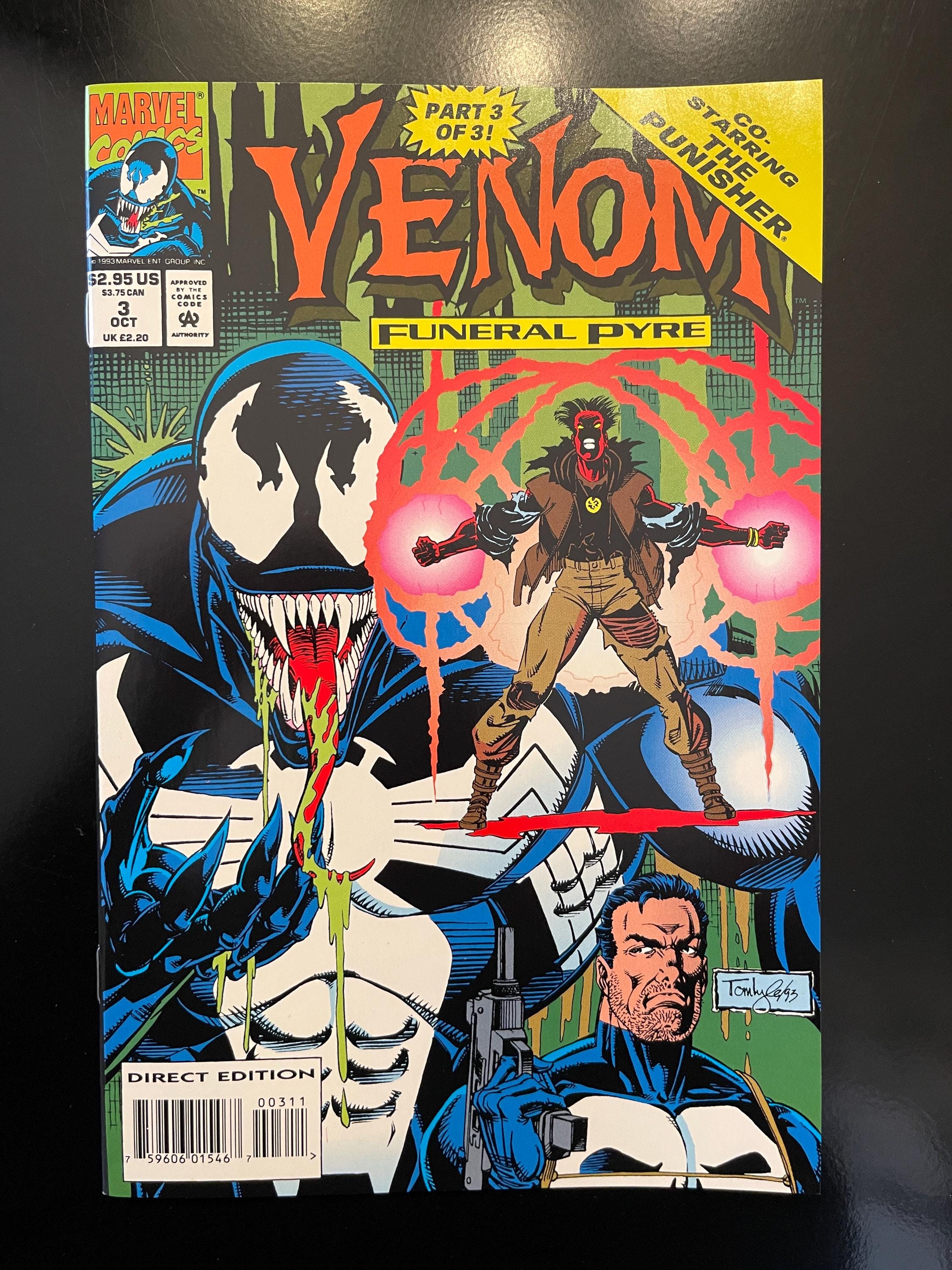 1993 Venom October #3 Marvel Comics Comic Book Direct Edition