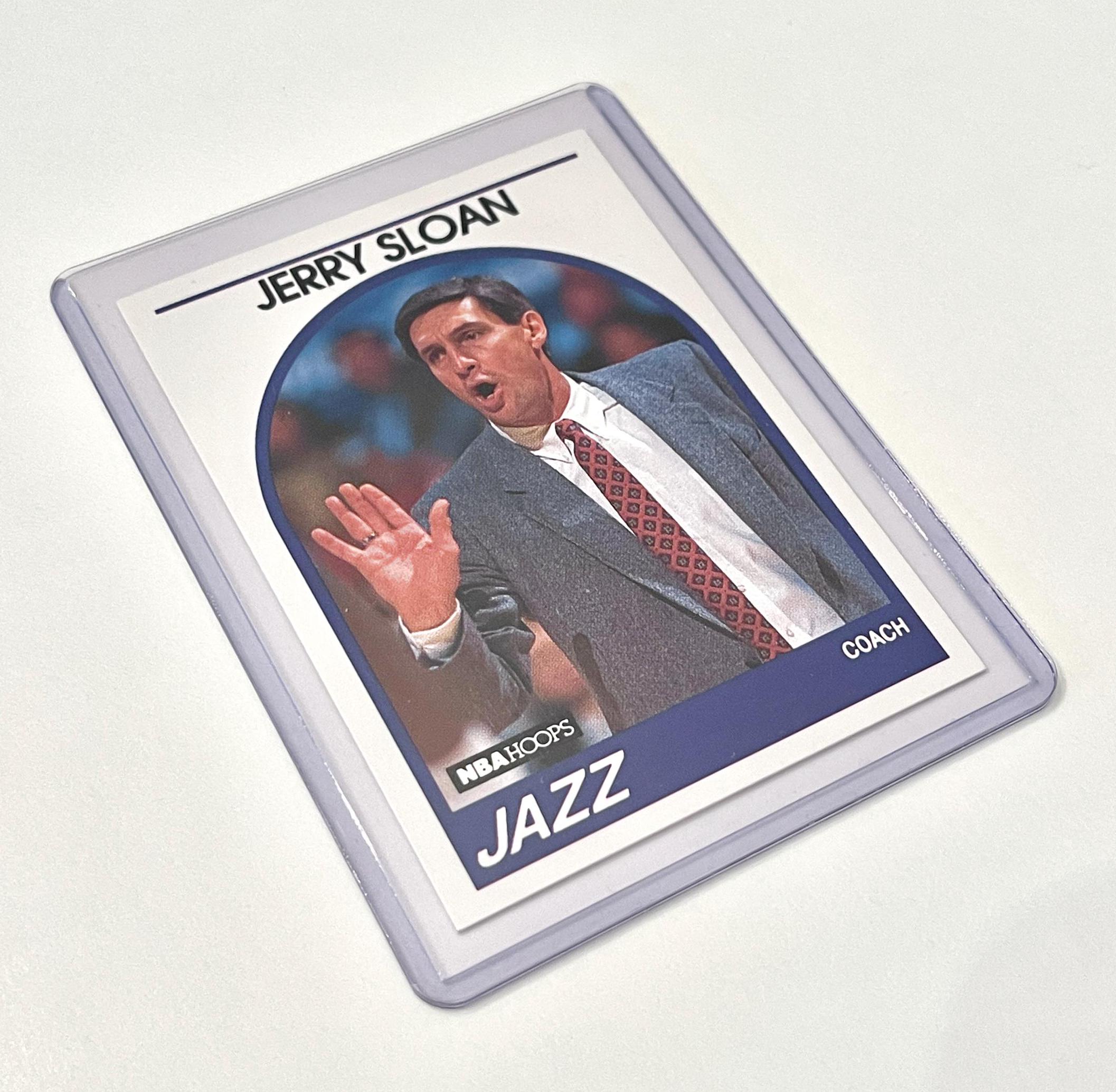 1989 ジェリー・スローン コーチ NBA フープス 267 ユタ ジャズ NBA 