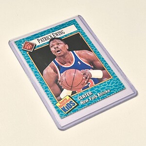 1989 Patrick Ewing Sports Illustrierte Kids 77 New York Knicks NBA Basketball Player Trading Card
