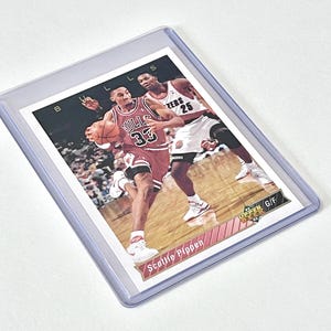 1992 Scottie Pippen Upper Deck 133 Chicago Bulls NBA Jogador de Basquete Cartão Colecionável