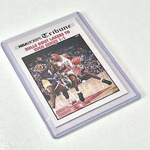 1991 Scottie Pippen NBA Hoops 539 Tribune Lakers Chicago Bulls NBA Basketball Player Cartão de troca