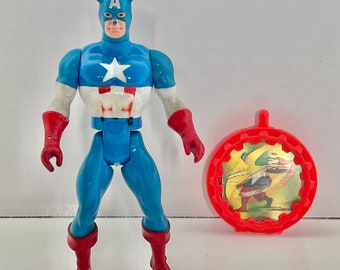1984 Captain America DC Comics Super Powers Kenner Toy Action Figure