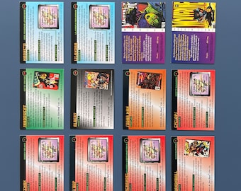 1996 X-men Marvel Fleer Comic Trading Cards Spider-man - Etsy