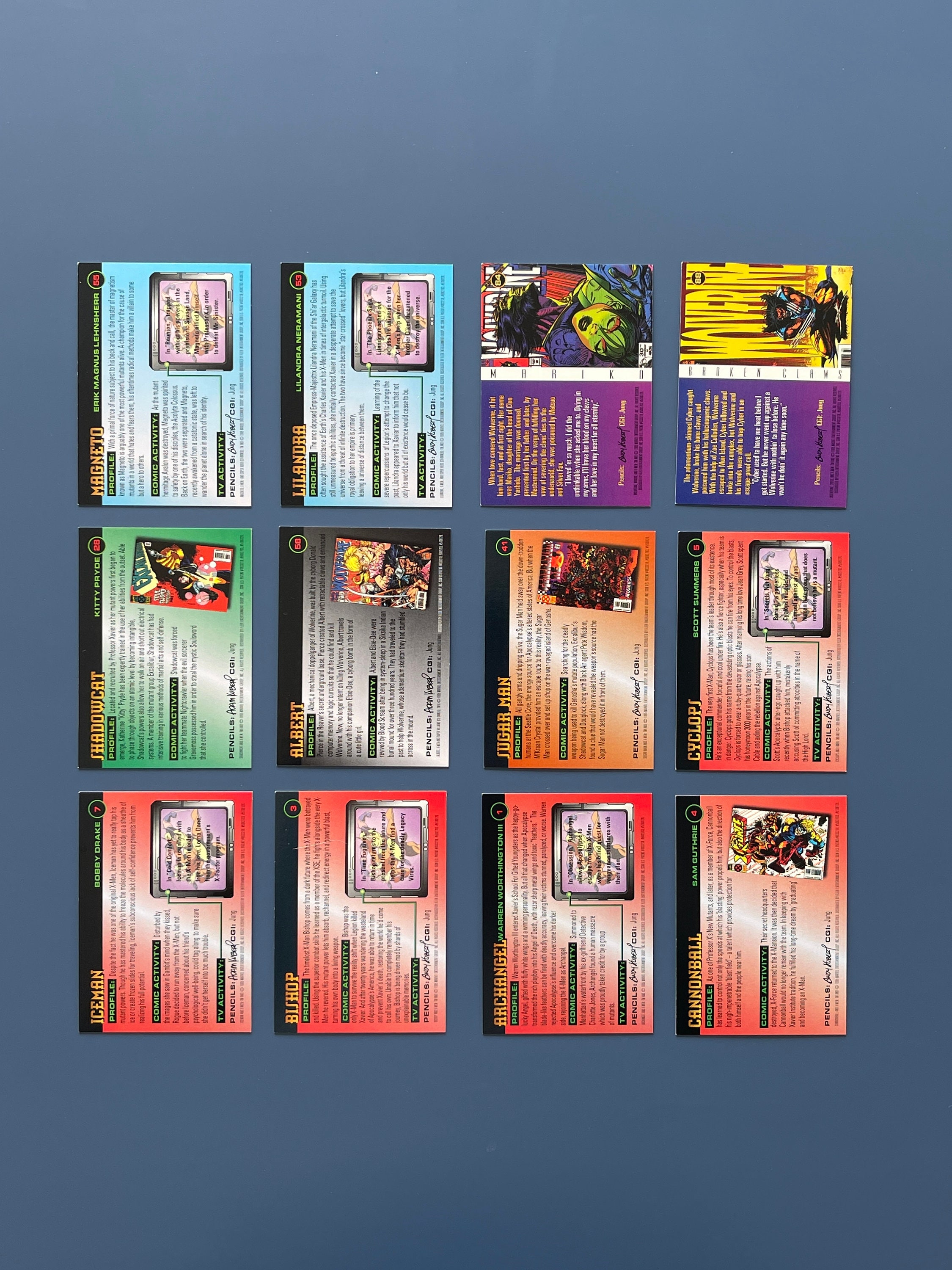 1996 X-men Marvel Fleer Comic Trading Cards Spider-man - Etsy