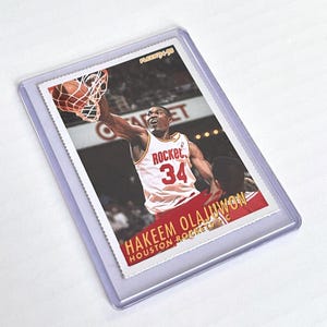 1994 Hakeem Olajuwon Fleer 85 Houston Rockets NBA Basketball Player Trading Card