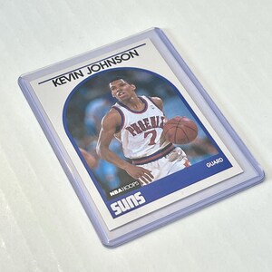 1989 Kevin Johnson NBA Hoops 35 Phoenix Suns NBA Basketball Player Trading Card