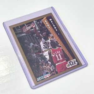 1992 カール・マローン・フリーア 225 ユタ・ジャズ NBA バスケットボール選手トレーディングカード