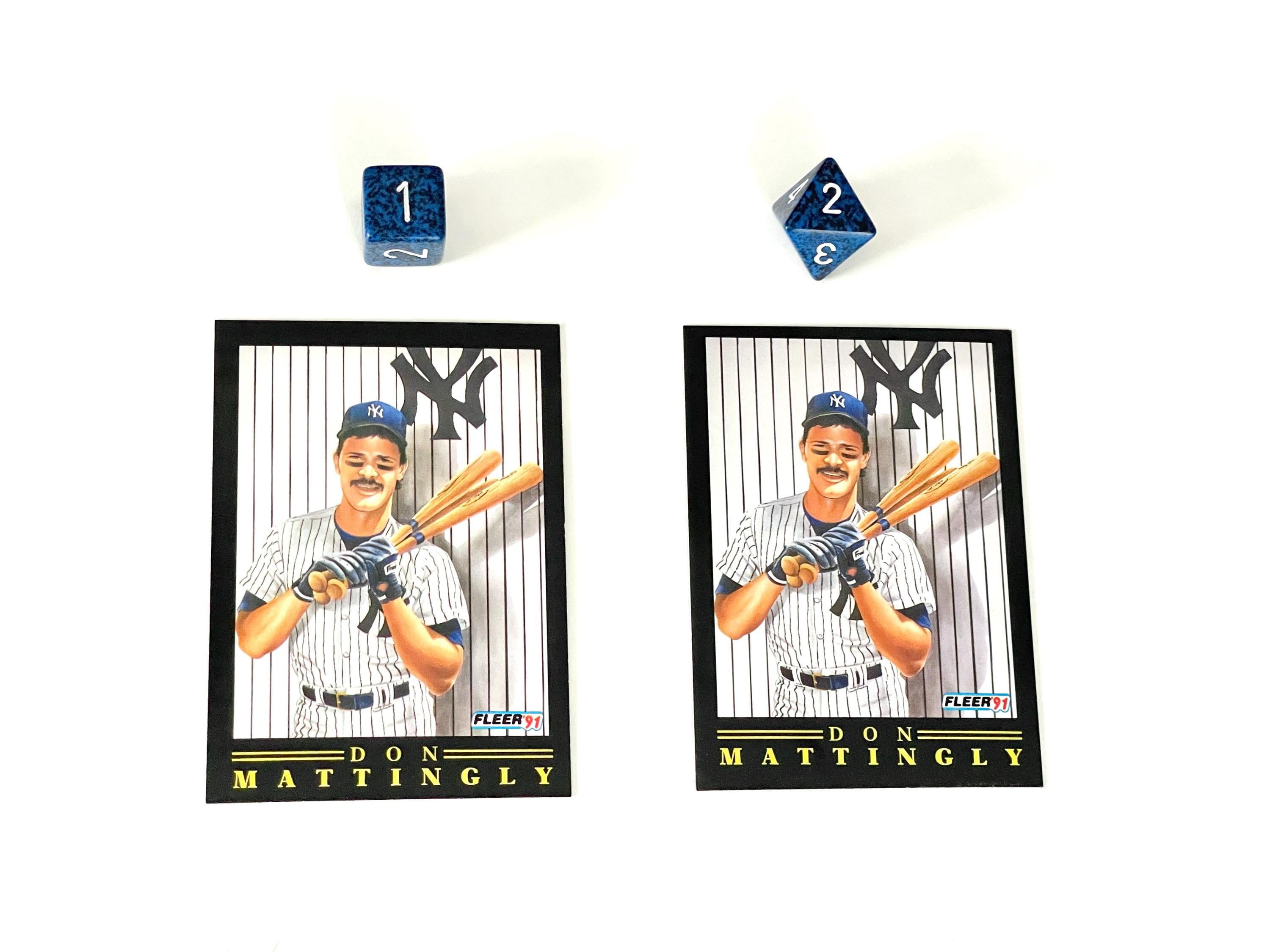 1991 Don Mattingly Fleer Pro Vision 11 of 12 New York Yankees MLB