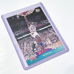 1993 Karl Malone Oberdeck 434 All Star West Utah Jazz NBA Basketball Player Sammelkarte