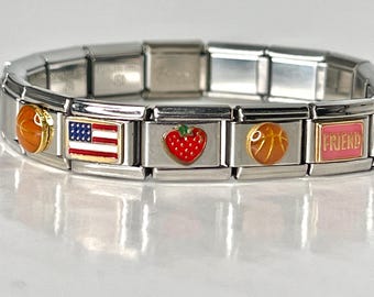 Choose Your Charm - Vintage 90s Y2K Italian Charm Bracelet - Individual Charms - Silver