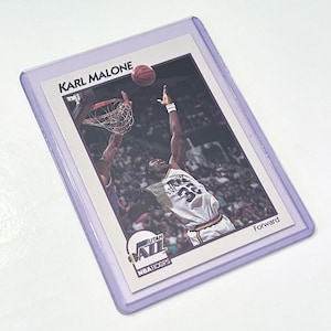 1991 Karl Malone NBA Creolen 44 Utah Jazz NBA Basketball Player Trading Card