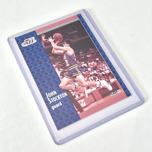 1991 ジョン ストックトン フリーア 203 ユタ ジャズ NBA バスケットボール選手トレーディング カード