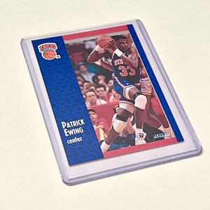 Cartes à collectionner Patrick Ewing Fleer 136 New York Knicks NBA 1991