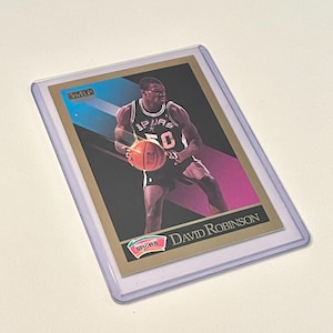 Cartes à collectionner de joueur de basket-ball NBA David Robinson Skybox 260 Spurs 1990