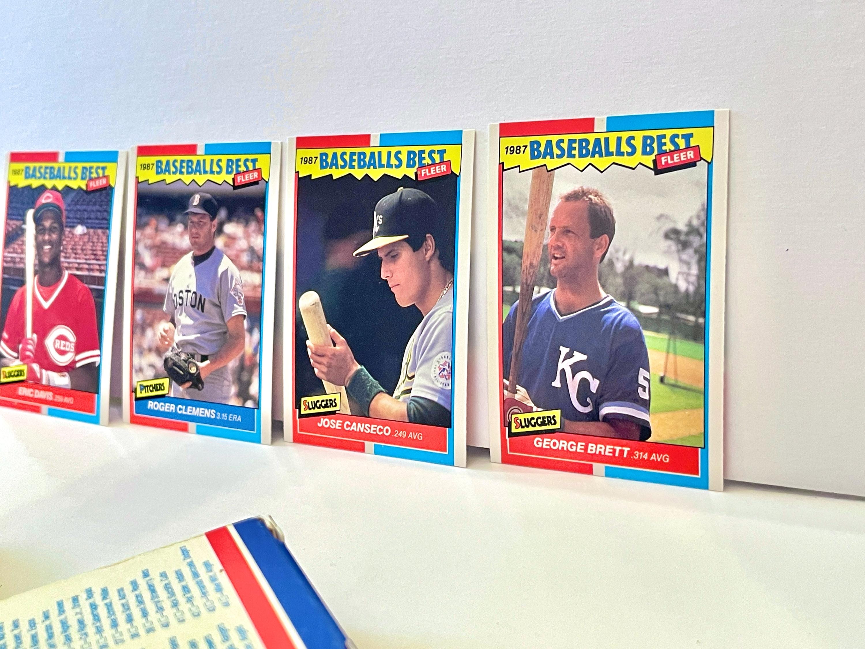 fleer limited edition 1987 baseball cards value Amazon.com: 1987 Fleer Limited Edition Baseball Superstars Set LOADED with  Stars and Hall of Famers including George Brett, Roger Clemens, Tony Gwynn,  Pete Rose, Mike Schmidt, Don Mattingly and Robin Yount Plus :
