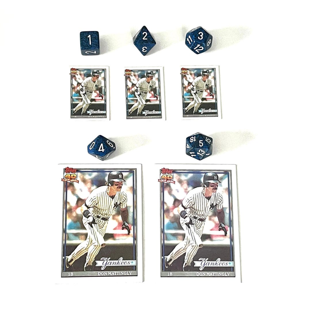 1991 Don Mattingly Topps 100 10 Hit Error 40 Years of Baseball and Mini  Cracker Jack 7 of 36 New York Yankees MLB Baseball Trading Card - Etsy