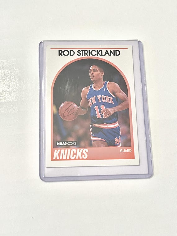 1989 Rod Strickland NBA Hoops 8 New York Knicks NBA