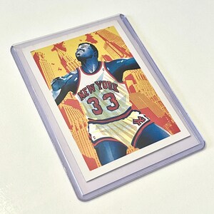 Cartes à collectionner 1990 Patrick Ewing joueur de basket-ball NBA Hoops 372 New York Knicks NBA Hoops 372
