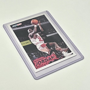 1993 Michael Jordan Fleer 28 Chicago Bulls NBA Jogador de Basquete Cartão Colecionável