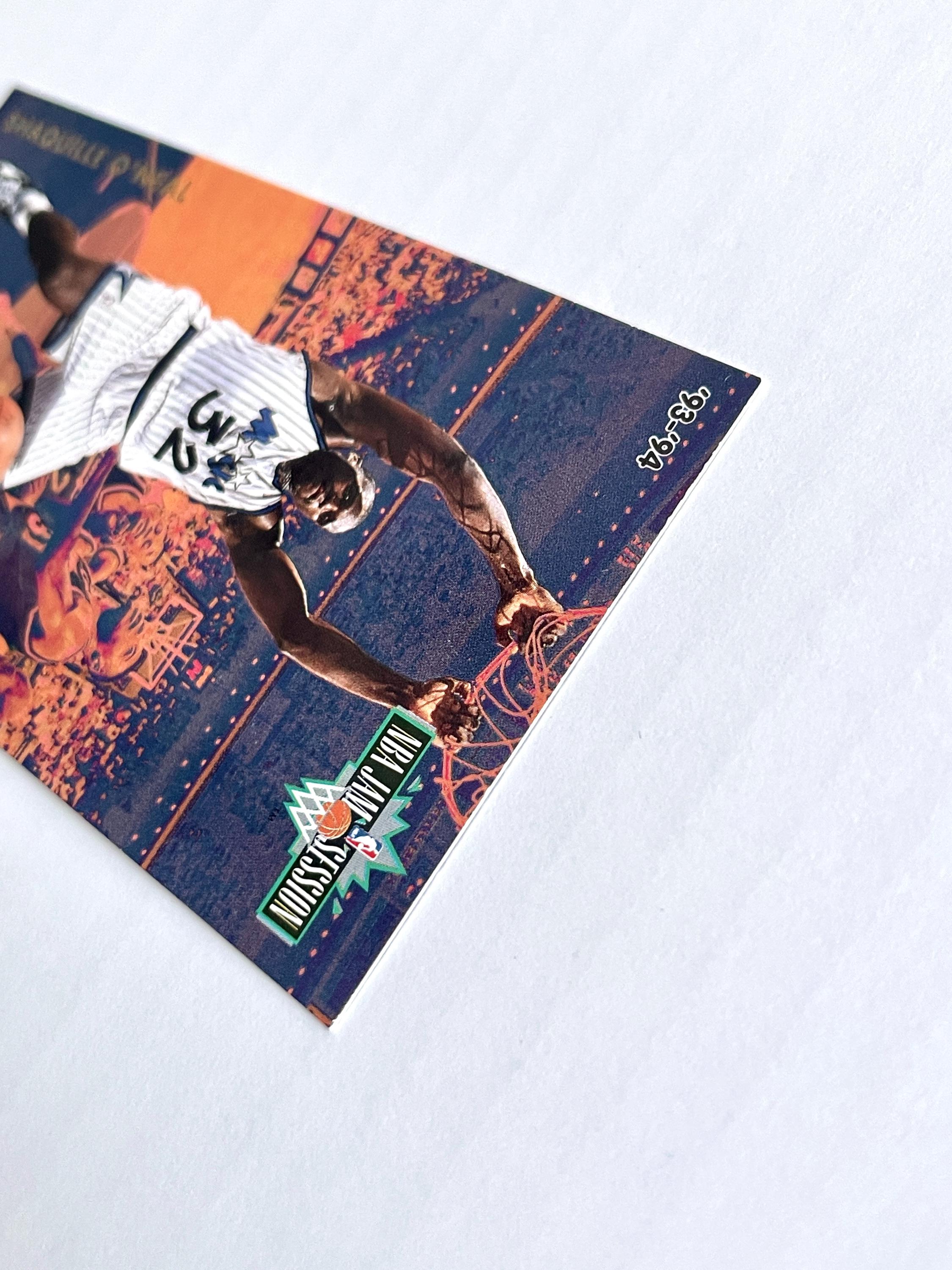 1993 Shaquille O'neal Fleer 7 of 8 NBA Jam Session Slam Dunk