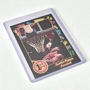 1992 Scottie Pippen Wild Card 83 1ª edição Chicago Bulls NBA Basketball Player Trading Card