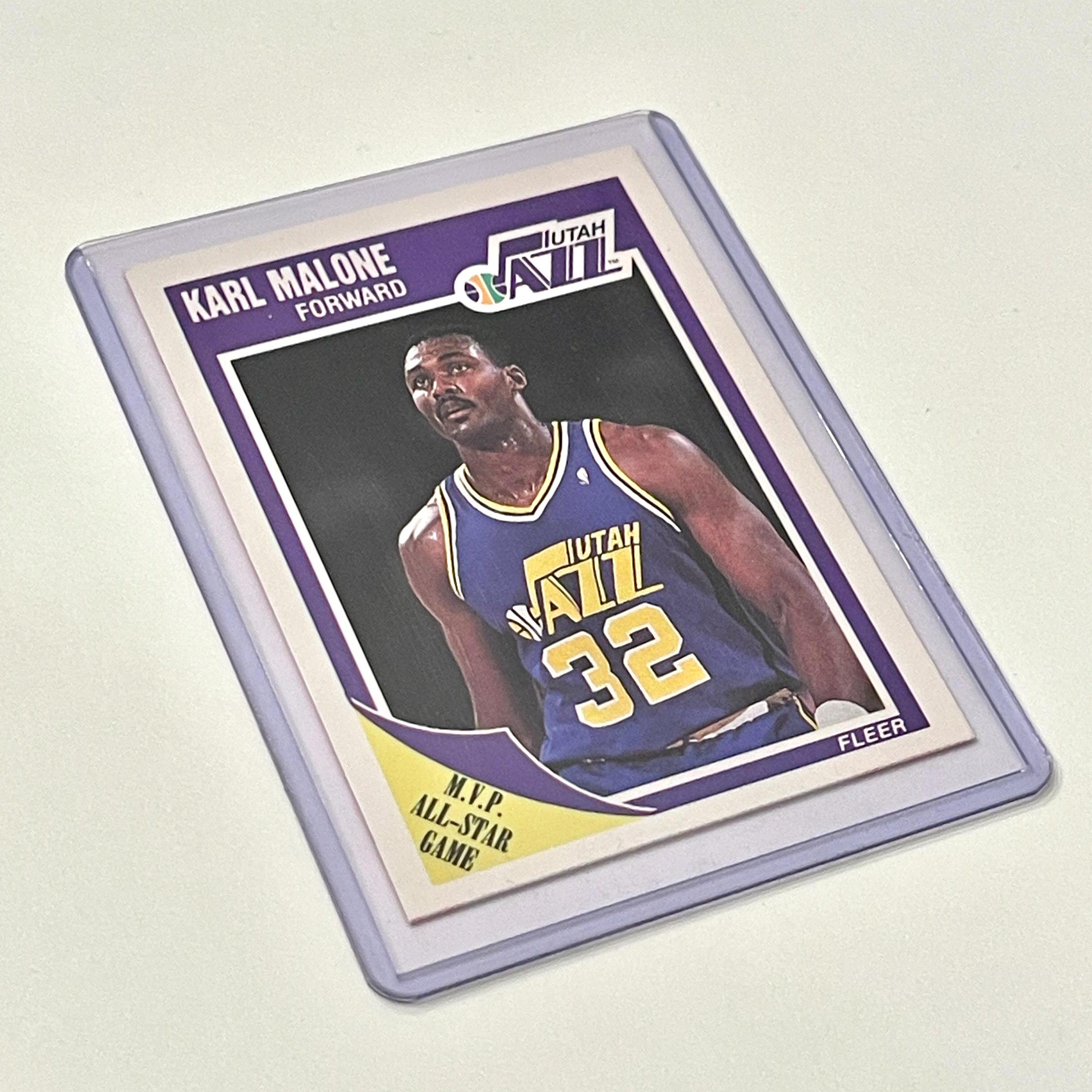 1989 Karl Malone Fleer 155 MVP All-star Game Utah Jazz NBA